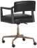 Keagan Office Chair (Cortina Black Leather)