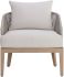 Capri Lounge Chair (Drift Brown & Palazzo Cream)