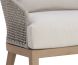Capri Lounge Chair (Drift Brown & Palazzo Cream)