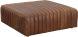 Lewin Ottoman (Square - Aged Cognac Leather)