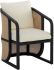 Palermo Dining Chair (Charcoal & Stinson Cream)