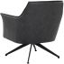 Crosby Swivel Lounge Chair (Alpine Black Leather)