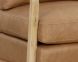 Castell Swivel Lounge Chair (Rustic Oak & Ludlow Sesame Leather)