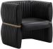 Tryor Lounge Chair (Vintage Black Night Leather)