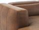 Santino Sofa Chaise (LAF - Aged Cognac Leather)