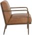 Lathan Lounge Chair (Tan Leather)