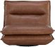 Colson Swivel Armless Chair (Cognac Leather)