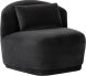 Soraya Swivel Armless Chair (Shadow Grey)