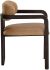 Madrone Dining Armchair (Brown & Ludlow Sesame Leather)