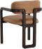 Madrone Dining Armchair (Brown & Ludlow Sesame Leather)