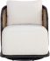 Bora Swivel Lounge Chair (Louis Cream)