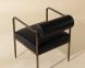 Ajani Dining Armchair (Charcoal Black Leather)