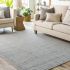 Carre Rug (Blue & Beige - 8'10 x 12')