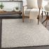 Falcon Rug (Brown & White - 4' x 6')