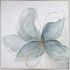 Flor Azul Hand Painted Canvas (Large)