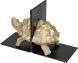 Gold Tortoise Polystone and Metal Bookends (Set of 2)