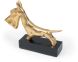 Scottish Terrier Gold Sculpture