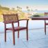 York 7 Piece Dining Set (Stacking Chairs & Straight Leg Table)