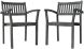 Laurentian 5 Piece Dining Set (Stacking Chair & Curved Leg Table)