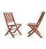 York 5 Piece Dining Set (Folding Chairs & Curved Leg Table)