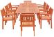 York 9 Piece Dining Set (Stacking Chairs & Extendable Table)