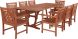 York 9 Piece Dining Set (Square Back Chairs & Extendable Table)