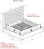 Adonis Platform Bed With Storage (Queen - Grey)