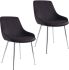 Cassidy Side Chair (Set of 2 - Black)