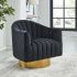 Cortina Chaise d'Appoint (Noir et Or)