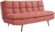 Ethan Convertible Sofa (Red)
