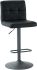 Fusion Tabouret Hauteur Ajustable (Ensemble de 2 - Noir)