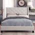Lino Bed (Queen - Ivory)
