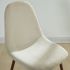 Lyna Side Chair (Set of 4 - Beige & Walnut)