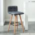 Rico 26 Inch Counter Stool (Set of 2 - Charcoal)