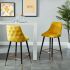 Roxanne 26 Inch Counter Stool (Set of 2 - Yellow)