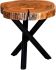 Shlok Accent Table (Natural and Black Legs)