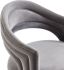Sloane Accent Chair (Grey and Gold)