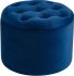 Talia Round Storage Ottoman (Blue)