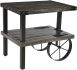 Zahir Accent Table (Distressed Grey)