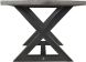 Zax Dining Table (Distressed Grey)