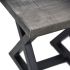 Zax Accent Table (Distressed Grey)