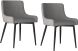Bianca Side Chair (Set of 2 - Grey & Black Leg)