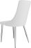Solara & Devo 5 Piece Dining Set (Chrome Table & White Chair)