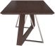 Drake & Minto 7 Piece Dining Set (Walnut Table & Blue Chair)
