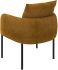 Petrie Accent Chair (Mustard & Black Leg)