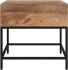 Ojas Accent Table (Natural Burnt)