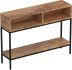 Ojas Console Table (Natural Burnt)