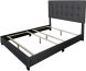 Exton Bed (Double - Charcoal)
