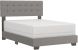 Exton Bed (Double - Light Grey)