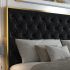 Lucille Bed (Queen - Black & Gold)